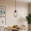 1 - Light Matte Black Chandelier Pendant