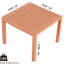 5 patio intérieur / extérieur - brun abricot 3, 2 chaises, tables basses, structure en rouille, polypropylène, imperméable, installation rapide, conception intelligente pour les balcons d'appartements de jardin-1568741054