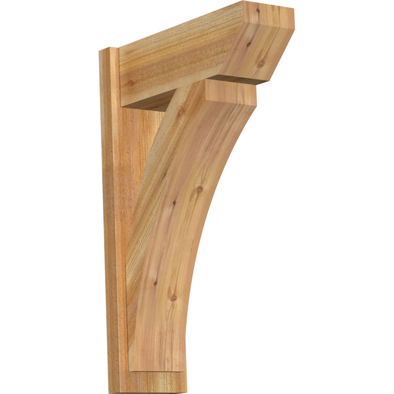 Persienne en bois Thatton, P 40 po x H 40 po, Cèdre rouge de l'Ouest de 6 po (sciage brut)