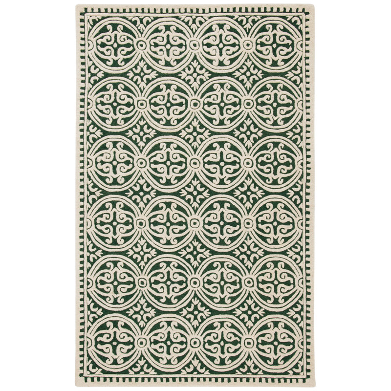 Ridgeton Hand Tufted Wool Oriental Rug, Rectangle 3' x 5'