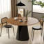 Ensemble de salle à manger moderne et minimaliste brun-101945719