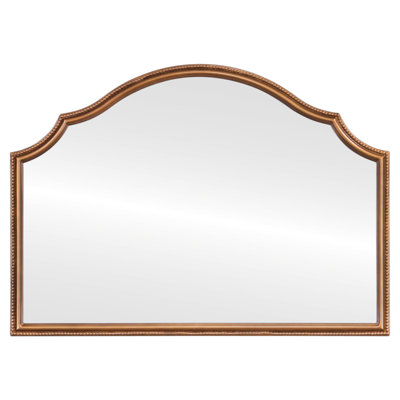 Miroir de cheminée encadré