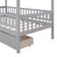 Lit simple en bois avec deux tiroirs-887647692