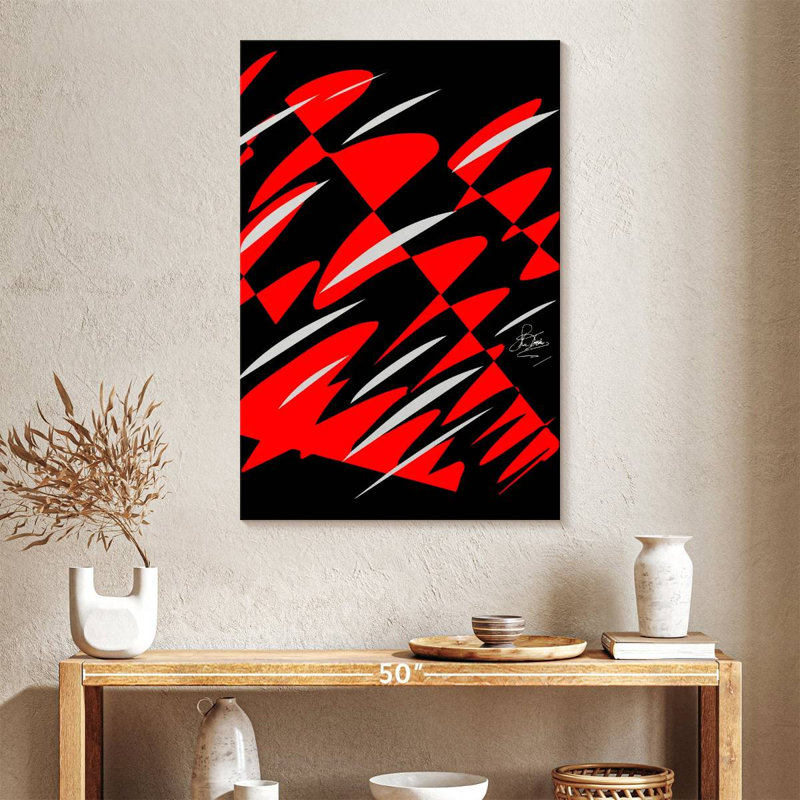 Avery Reflections Red, 39" H x 26" W