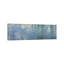 Waterlilies: Morning With Weeping Willows, Detail Of Central Section, 1914-18 by Claude Monet - Floater Frame Panoramic Painting on Canvas-218762163-214283590