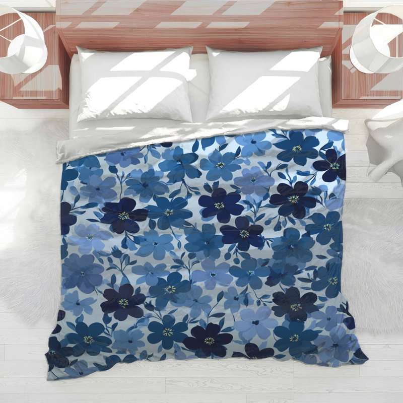 Édredon à motif floral Boho Boho, Simple extra long