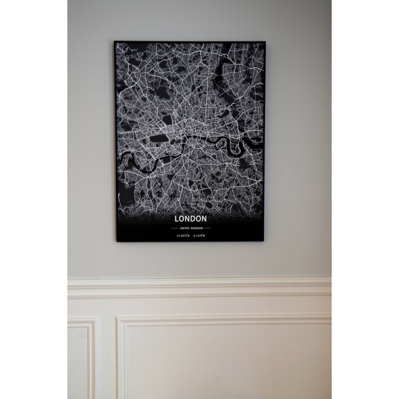 " London Map ", Black