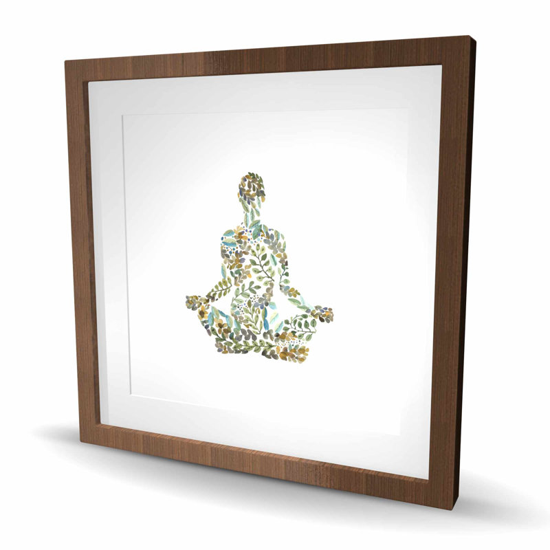 Zen Attitude - reproduction encadrée mat pour décor de salon