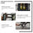 Mobile sideboard storage rack