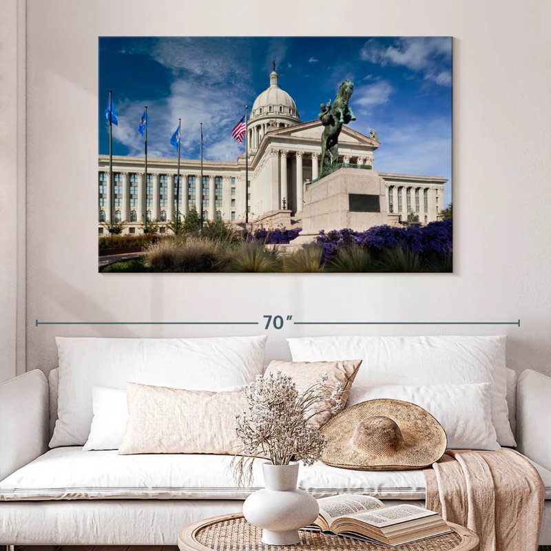 Rorry Oklahoma State Capitol, 34" H x 51" W
