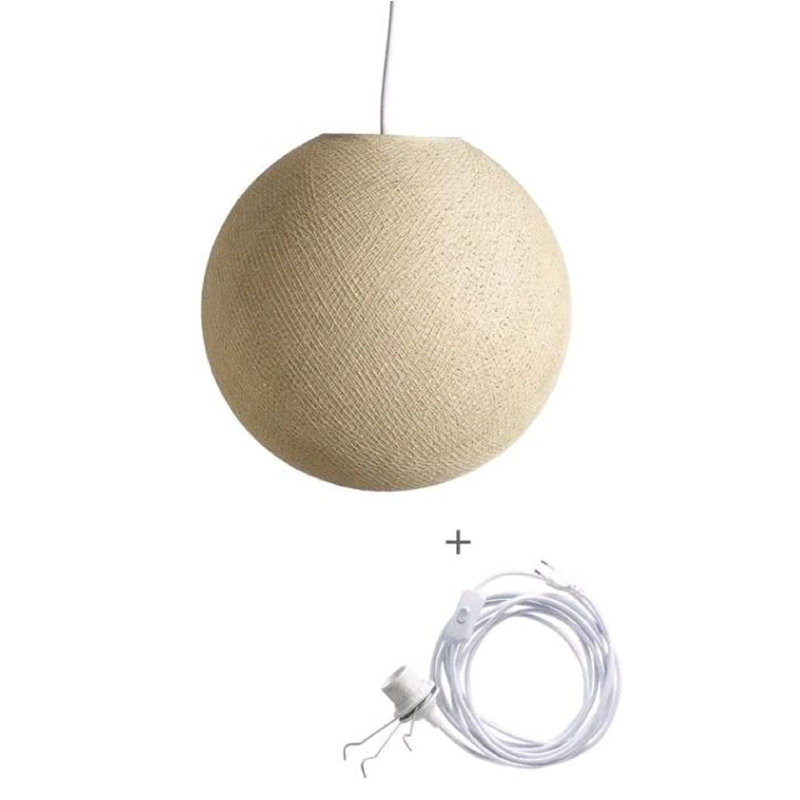 Lampe de table Kerner, H 12,2 po x l 12,2 po x P 12,2 po, Blanc