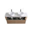 Meuble-lavabo double à conception cannelée incurvée-435119931-435119930