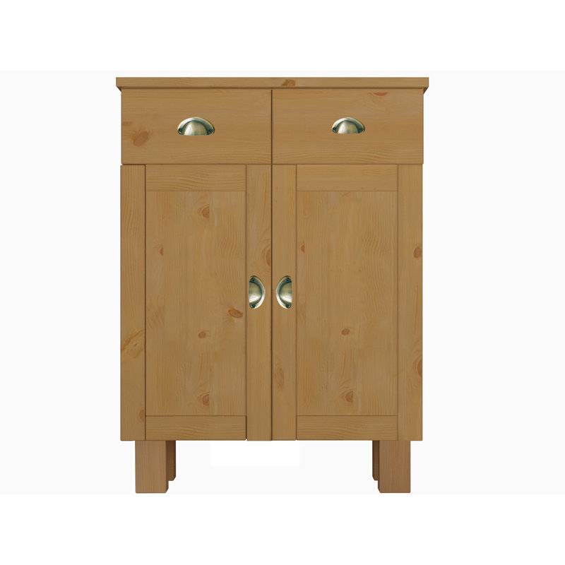 Cadia Solid Wood Bathroom Cabinet, Stain Wax