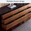 Commode d'appoint de luxe rétro grande capacité