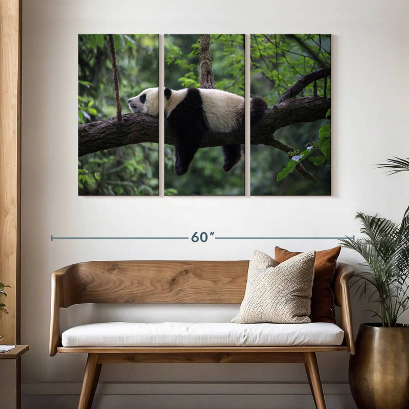 Panda paresseux, H 32 po x l 50 po