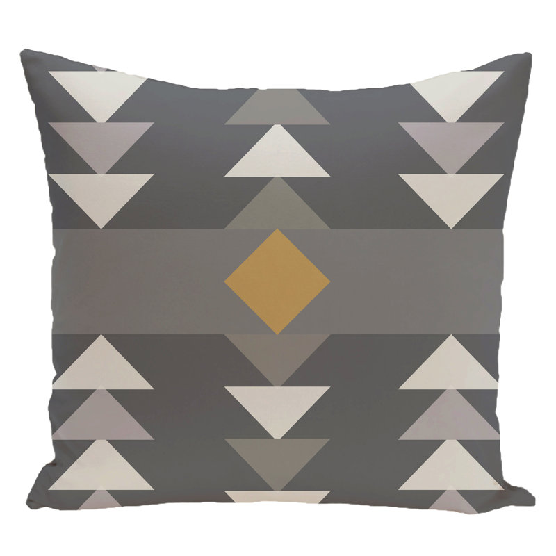 Housse et insert de coussin d'extérieur, H 20 po x l 20 po, Gris