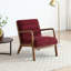 Upholstered Chenille Accent Chair