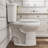 21'' Extra Tall Toilet Comfortable SeatHeight 1.28 GPF Elongated Floor Mounted Two-Piece Toilet (Seat Included)-101884383