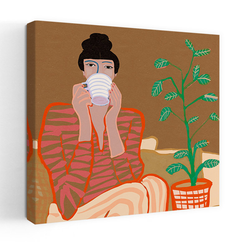 Art contemporain contemporain, H 32 po x l 32 po