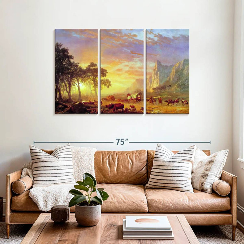 Lelar The Oregon Trail 1869, 36" H x 57" W