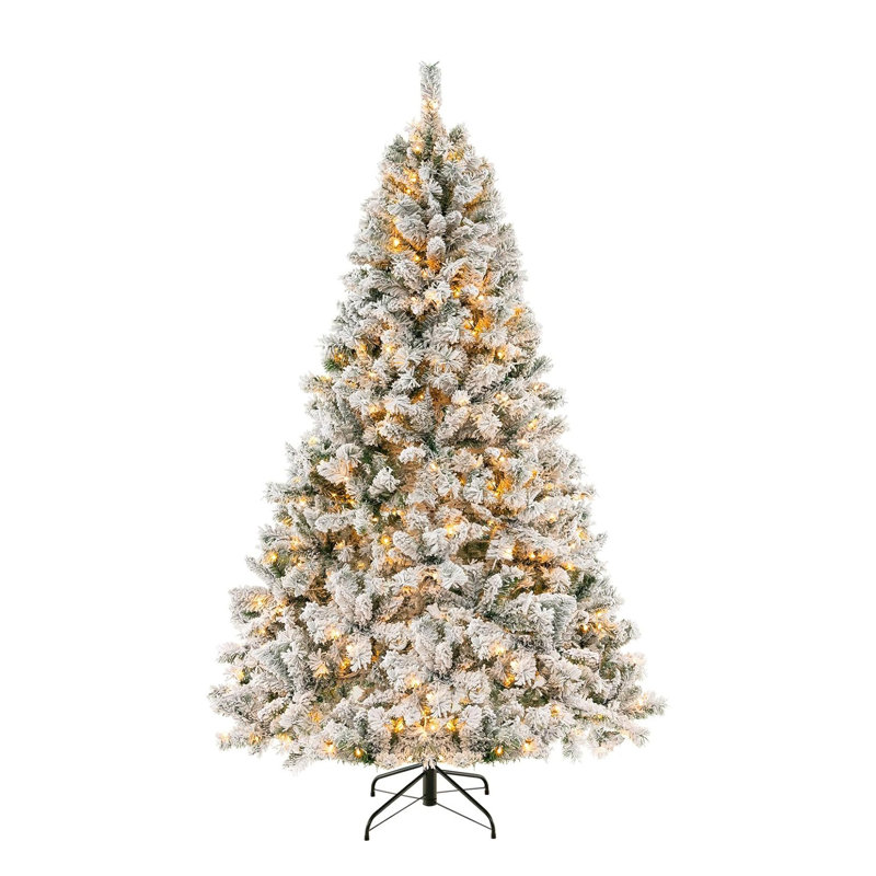 Arbre de Noël avec lumières épinette réaliste Lelaina, H 8 pi