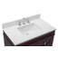 Meuble-lavabo simple 36 po avec comptoir en chocolat Whitman-521133448-521133454