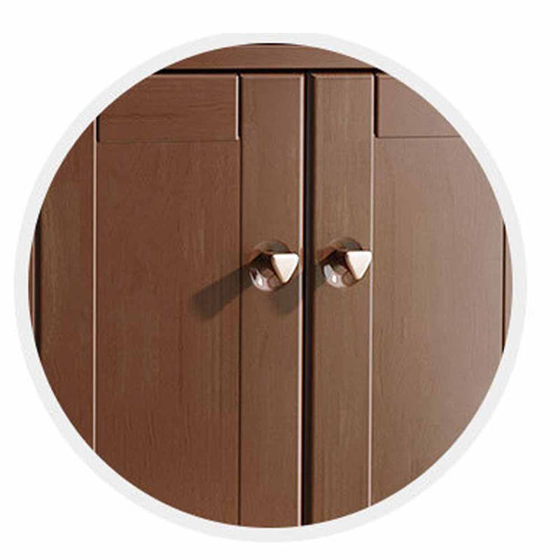Petite armoire à chaussures de style européen, Brun