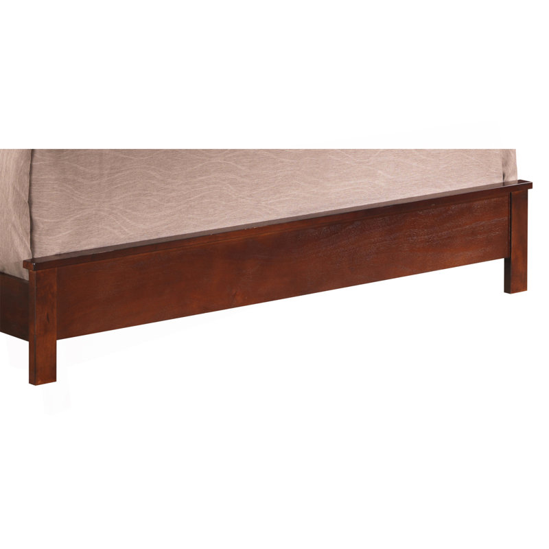 Élégant lit double en cerisier avec style transitionnel, Cherry, Full