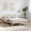 Vidaxl Bed Frame With Headboard Solid Pine Wood-113971117-113971115