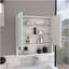 Medicine Cabinet With Mirror Lexington,Three Internal Shelves, White Finish-142099363