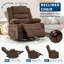 Fauteuil inclinable et pivotant à 360 ° avec porte-gobelets et poches pour adultes-1978620269