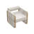 Outdoor Aluminum & HDPE Wicker Lounge Chair With Sunbrella Cushions-1939552360