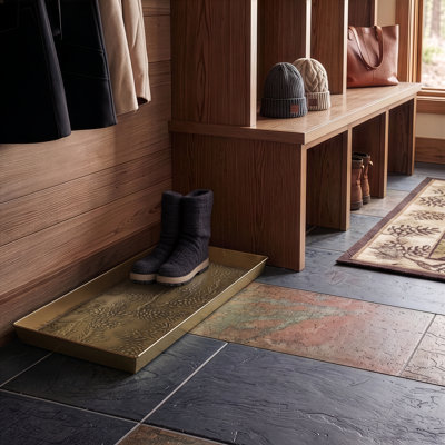 Indoor pine scraper mat 30 in. x 13 in.