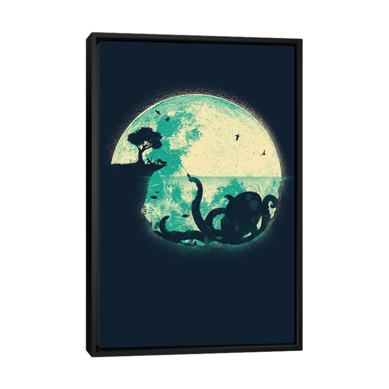 " The Bige ", 26" H x 18" W x 1.5" D, Black Framed Canvas, No Mat