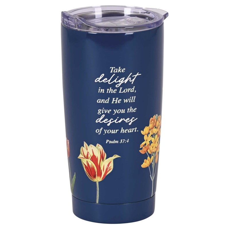 Verre culot Floral Scriptures 20 oz