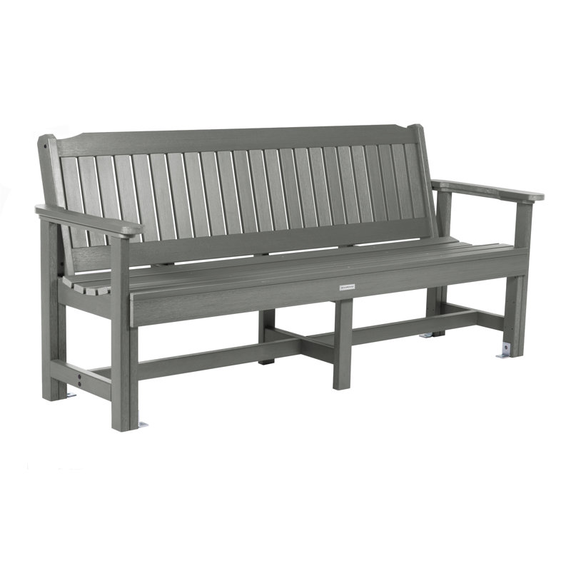 Lunz Outdoor Bench, Coastal Teak