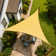 Toile d'ombrage triangulaire Amgo Customize - 200 g / m², blocage UV 95% avec quincaillerie
