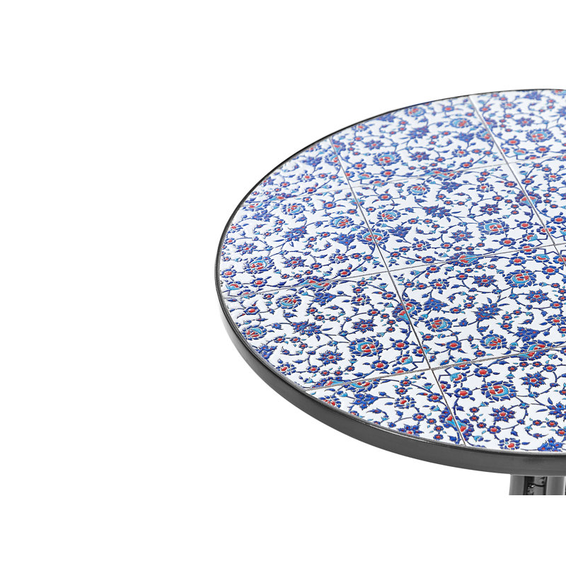 Aritra Round Metal Outdoor Bistro Table , 60cm cm W 60cm cm D
