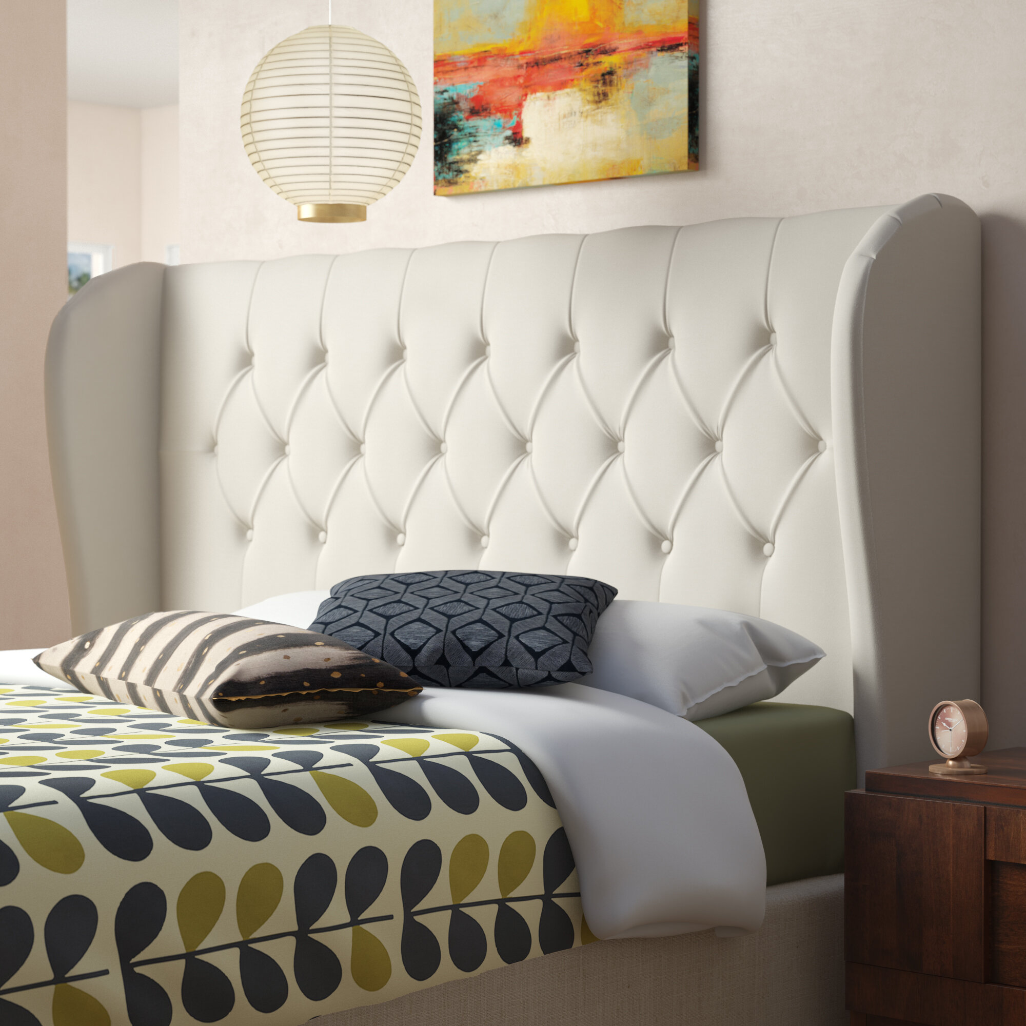 Brayden Studio® Twin Upholstered Pillow Back Futon Chair & Reviews
