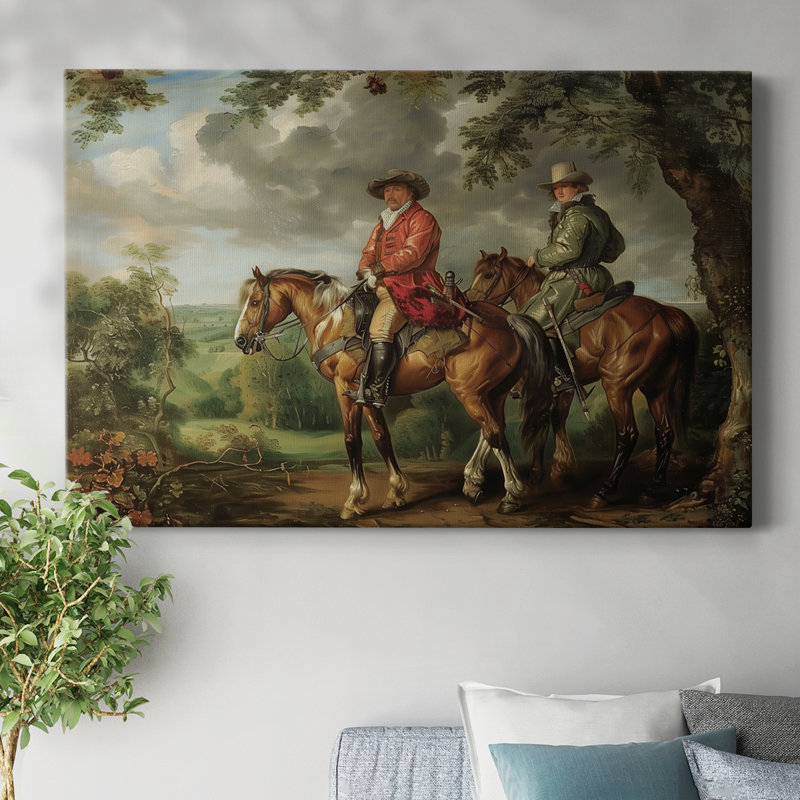 Animaux, paysage, série CDXII, H 18 po x l 27 po