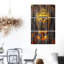 Bouddha, Bouddha rustique sur toile, 3 pièces-93026008