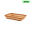 Assortiment de couleurs, deux paquets, panier de rangement rustique tissé à la main pour les fruits, le pain, les collations et la présentation du marché - matériau PP durable, résistant à la moisissure pour une utilisation durable-837173237