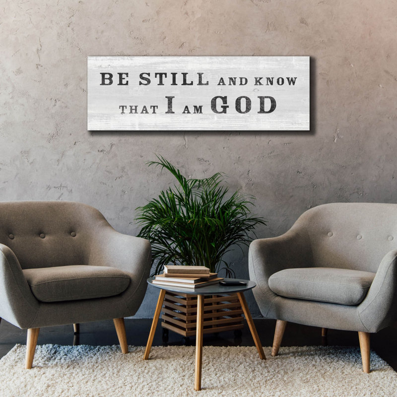 «Signs Of Faith 5» par Sue Schlabach, art mural sur toile, H 20 po x l 60 po x P 1,5 po
