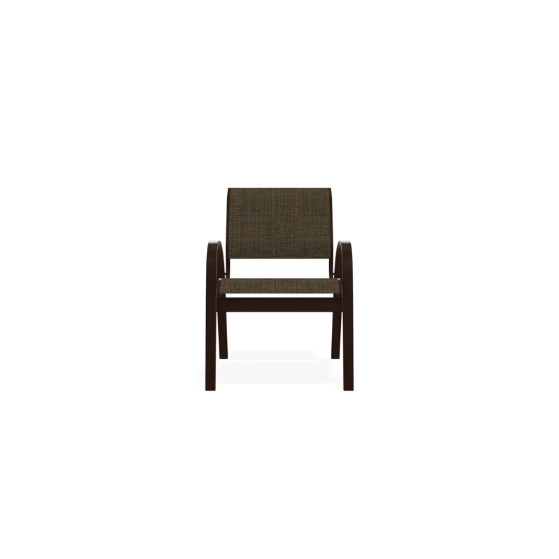 Aruba II Outdoor Dining Chair, Kona, Beacon Taupe Sunbrella®