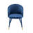Mablethorpe Velvet Upholstered Dining Chair with Gold Trim-139894570