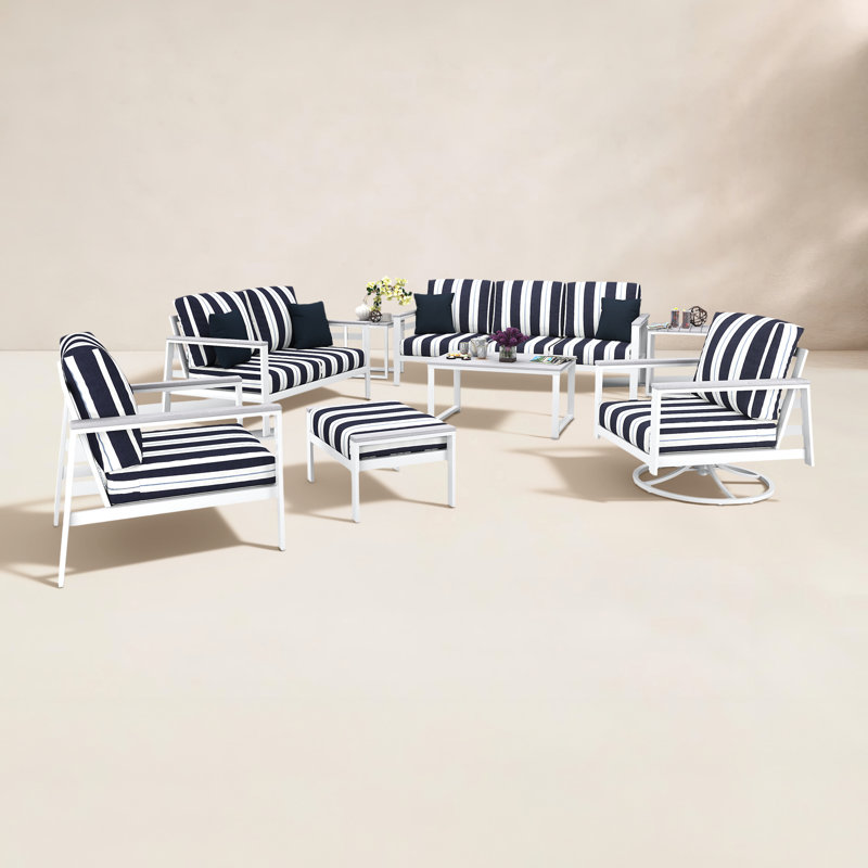 Townsend 7-Person Sunbrella® Patio Seating Group, White