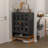 5.9 "High Foot Double-Sided Mesh Door Shoe Cabinet With Movable Double-Layer Partitions And Hollow Base Moisture-Proof And Seismic Design, Accessible Through Sweeping Machines, Suitable For Living Roo-330227781