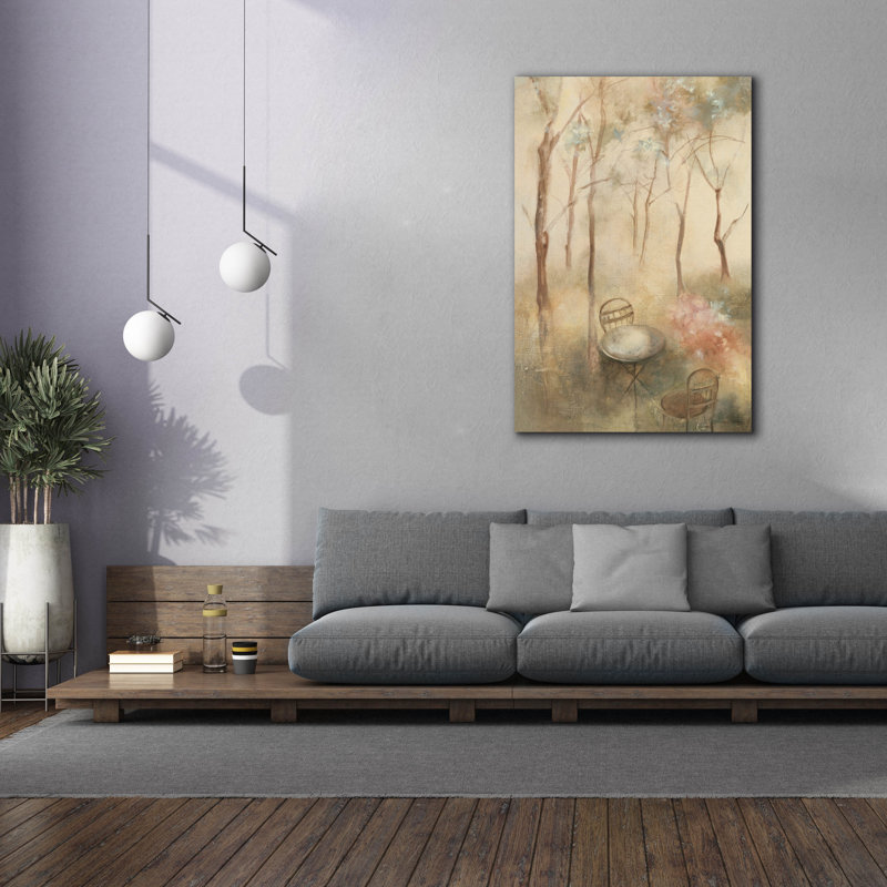 «Table For Two Crop» par Cheri Blum, art mural sur toile, 12 po x 18 po, H 60 po x l 40 po x P 1,5 po