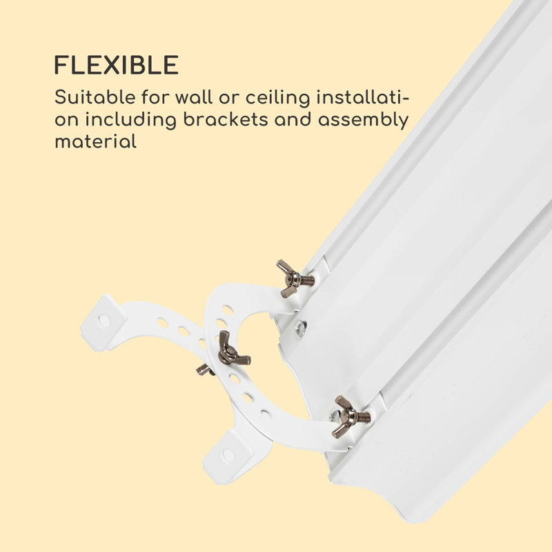 Electric Ceiling Mounted Patio Heater, White