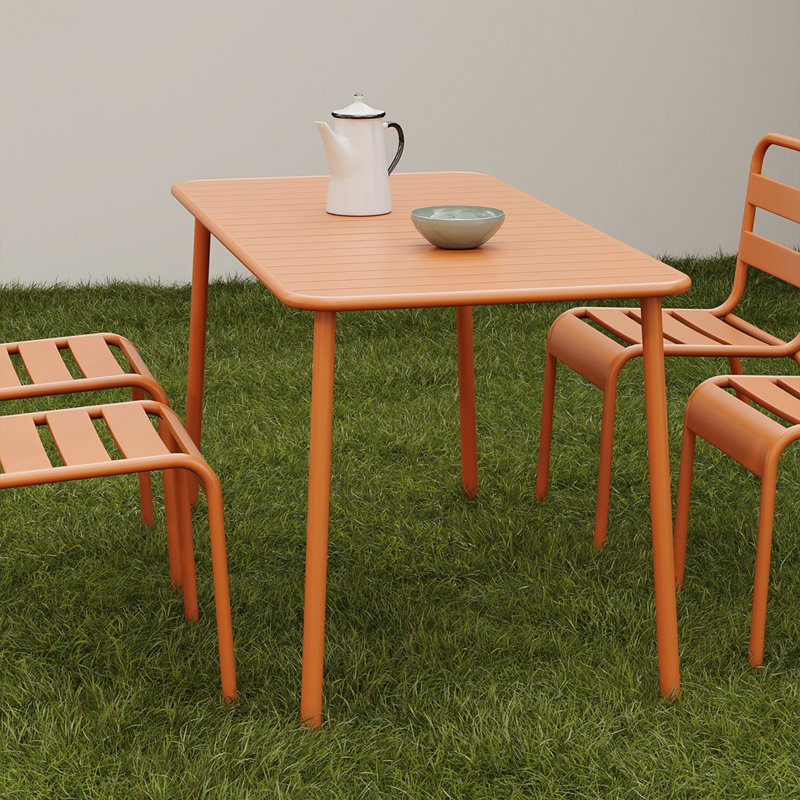 Table de salle à manger Sella, Orange